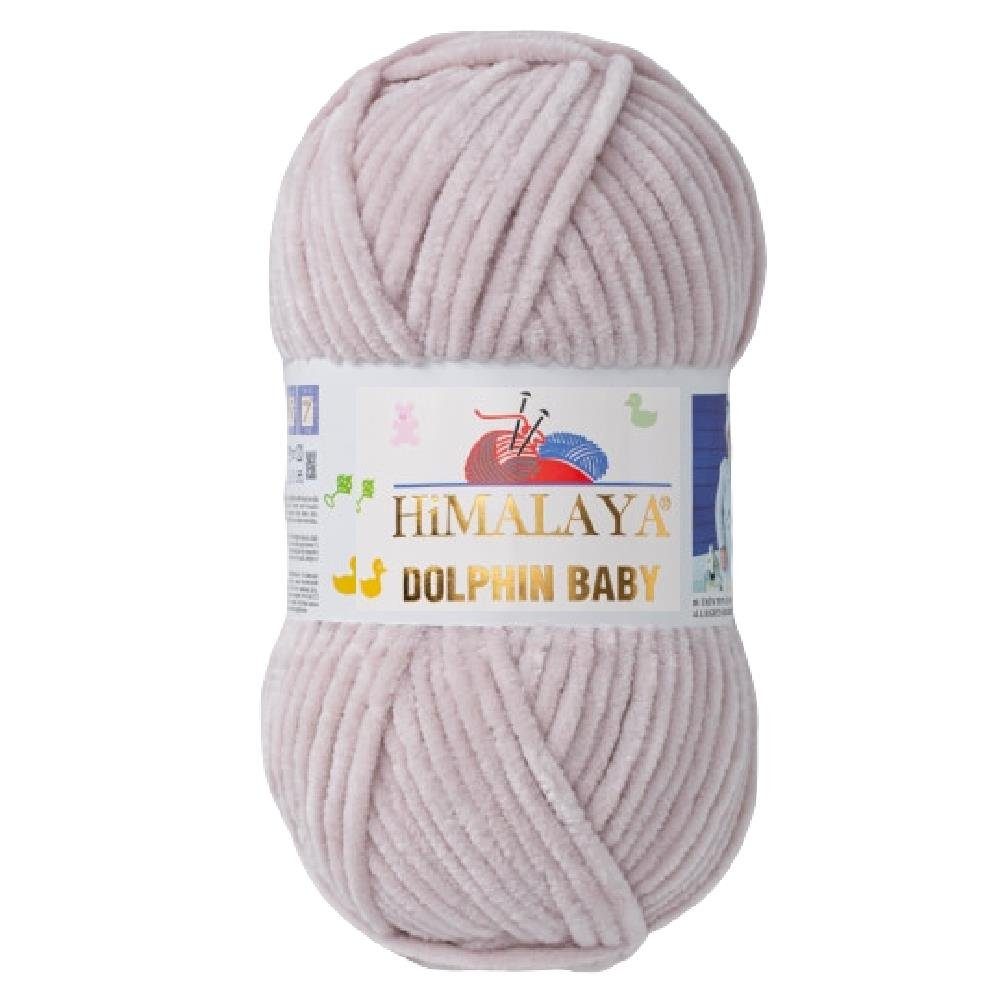Himalaya Strickfein Himalaya Dolphin Baby Bulky Chenille Garn 80342 - beige Häkelwolle, (1-St)