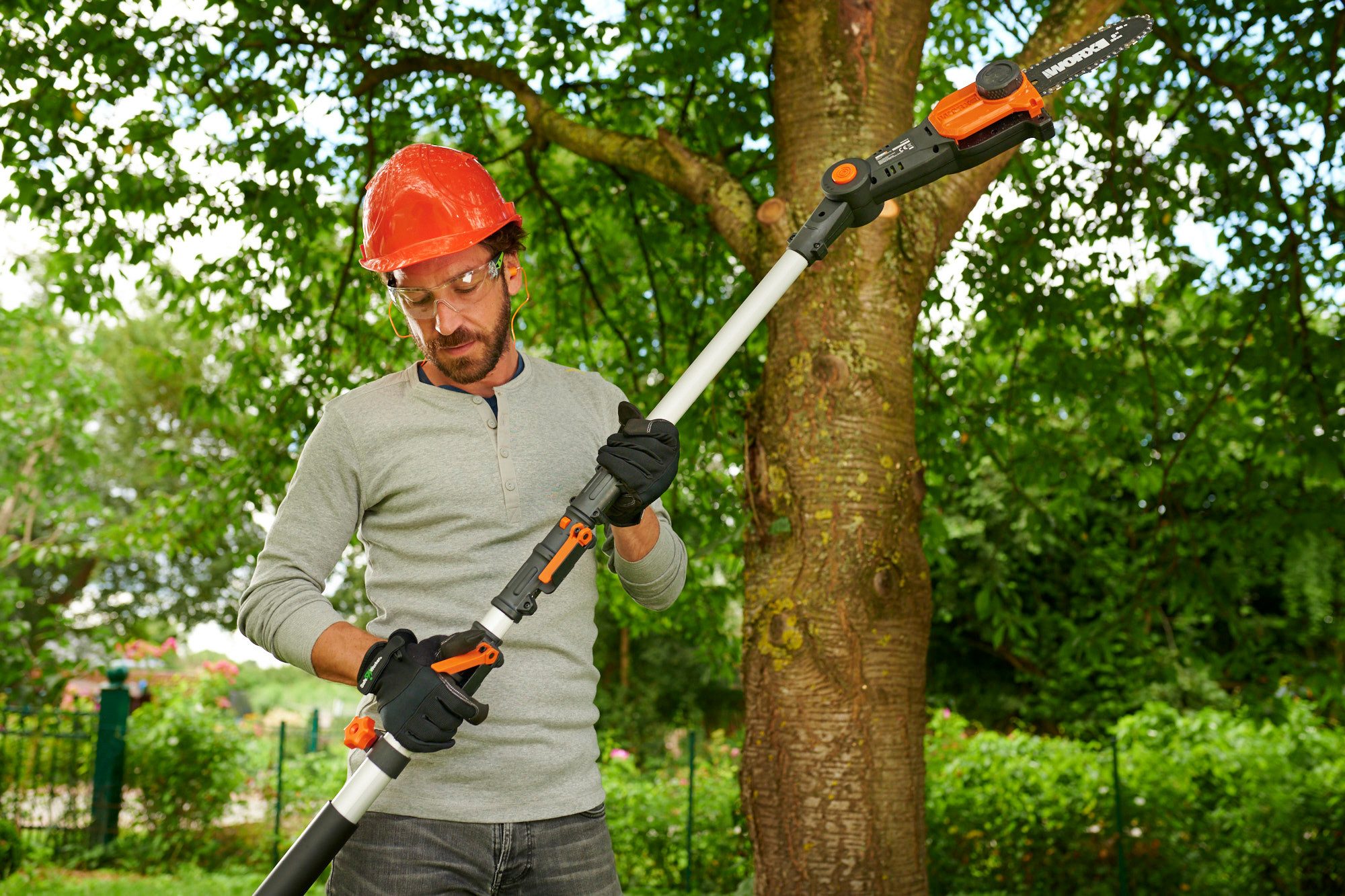 Worx Akku-Hochentaster WG349E.9, 20 cm Schwertlänge, ohne Akku und Ladegerät – Bild 2 von 5