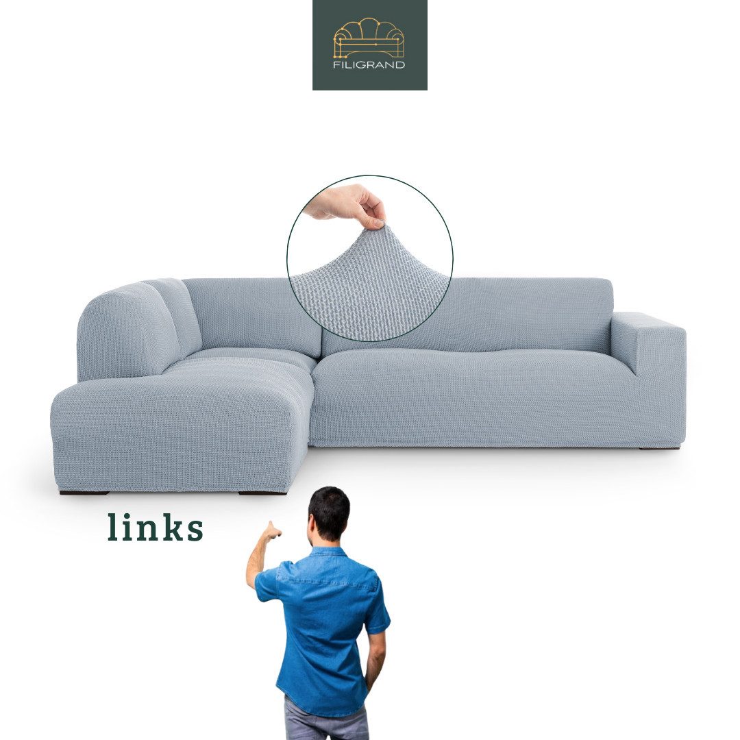 Belmarti Ecksofahusse Bezug für Ecksofa mit Halbinsel rechts/links, elastis günstig online kaufen