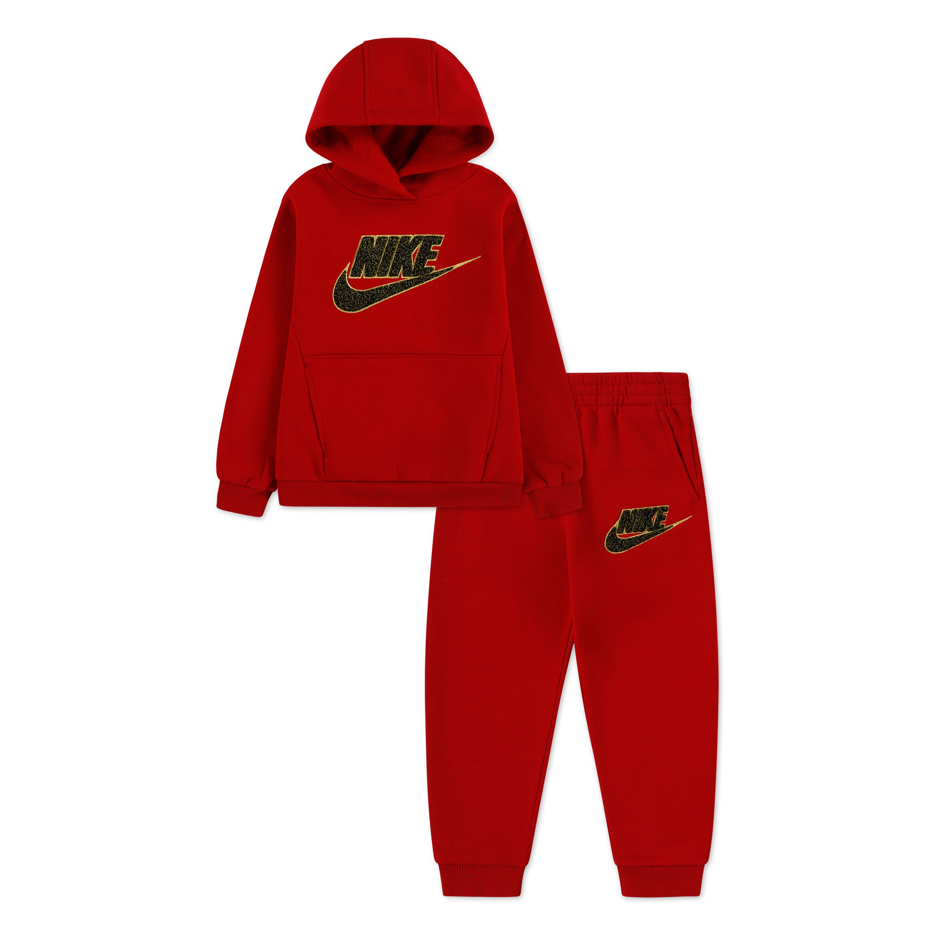 Nike Sportswear Jogginganzug NKN CLUB CHENILLE FLC HOODY JO (2-tlg), für Kinder