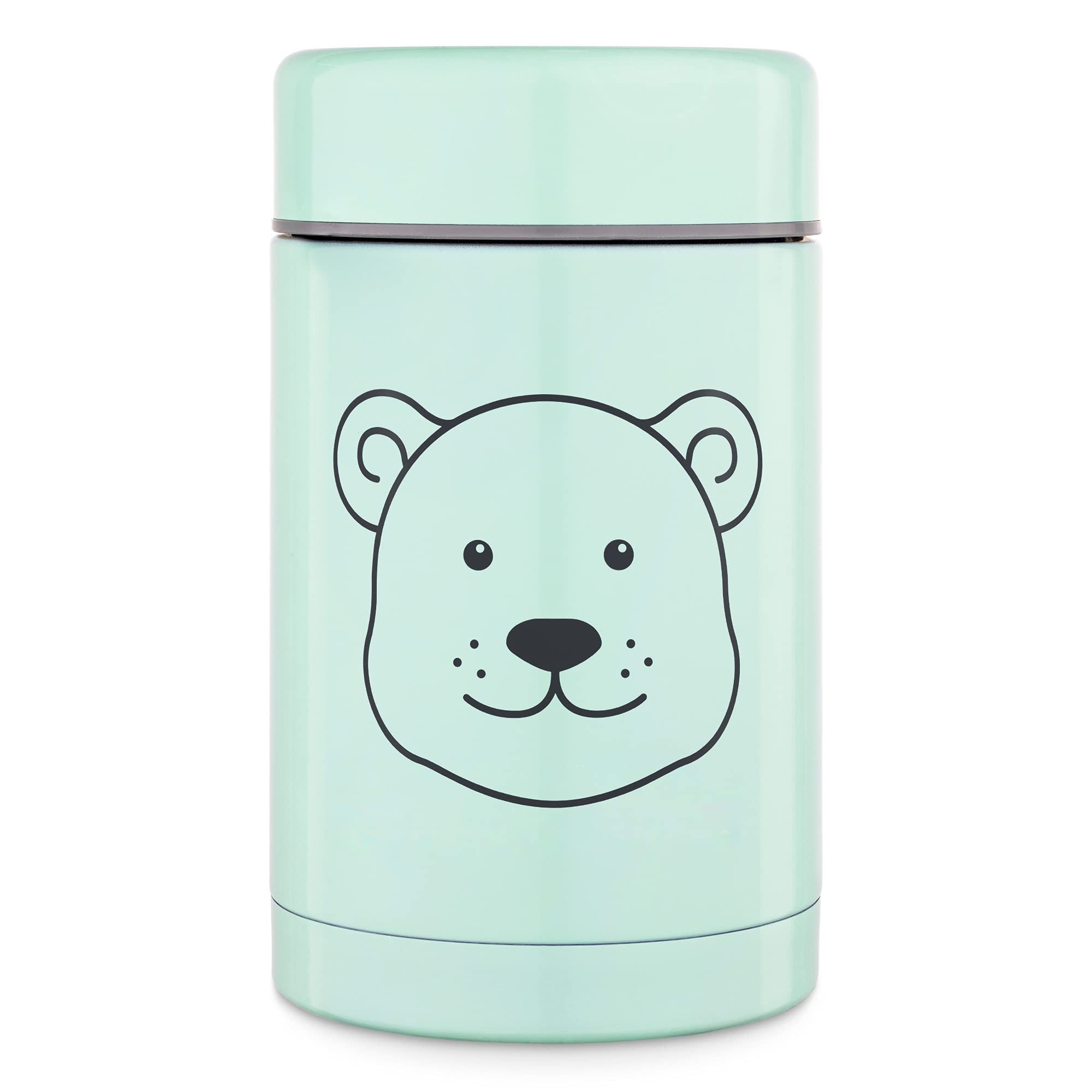 Navaris Thermobehälter Navaris Baby Thermobehälter 500 ml Edelstahl Türkis
