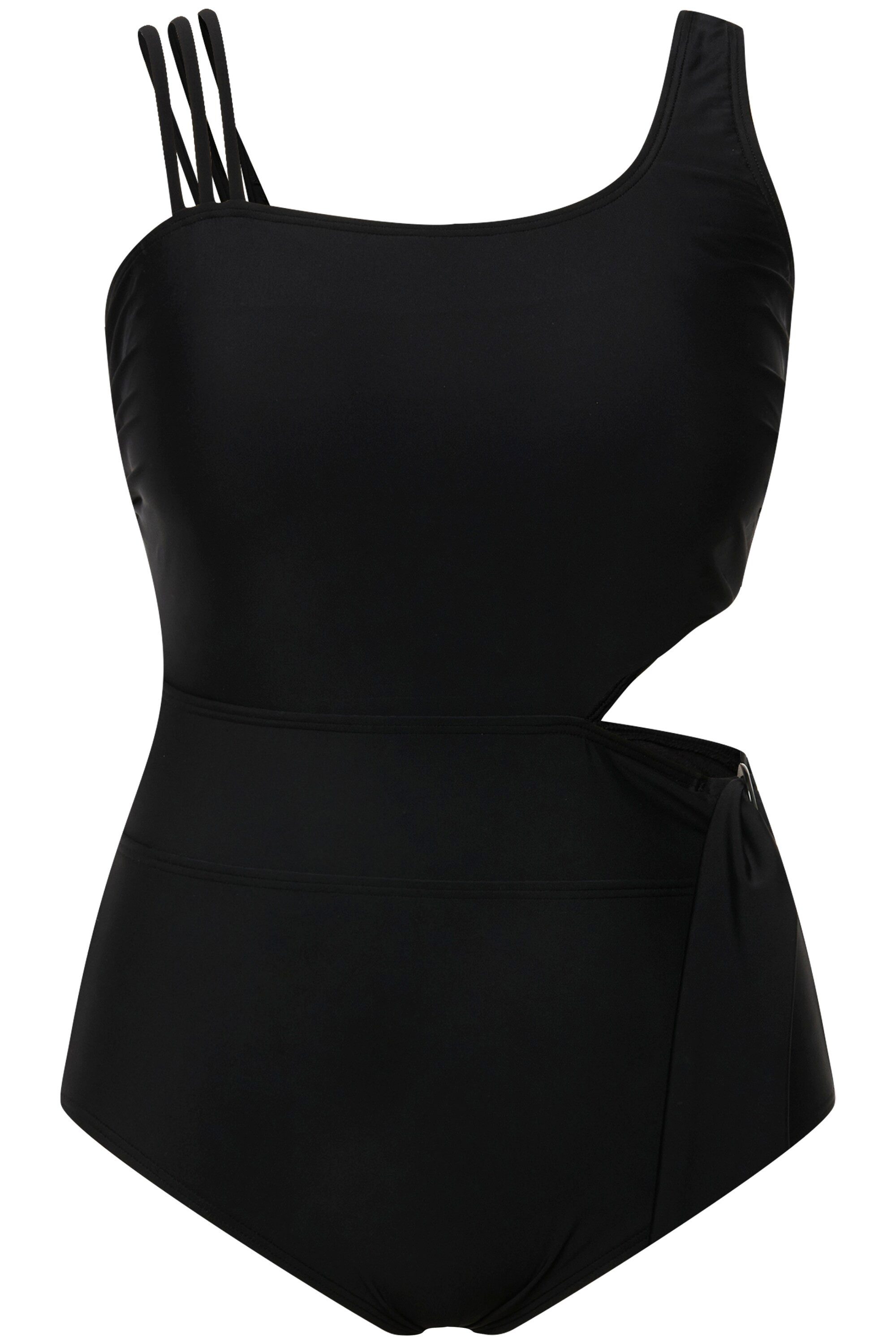 Ulla Popken Badeanzug Badeanzug Colorblocking Softcups günstig online kaufen