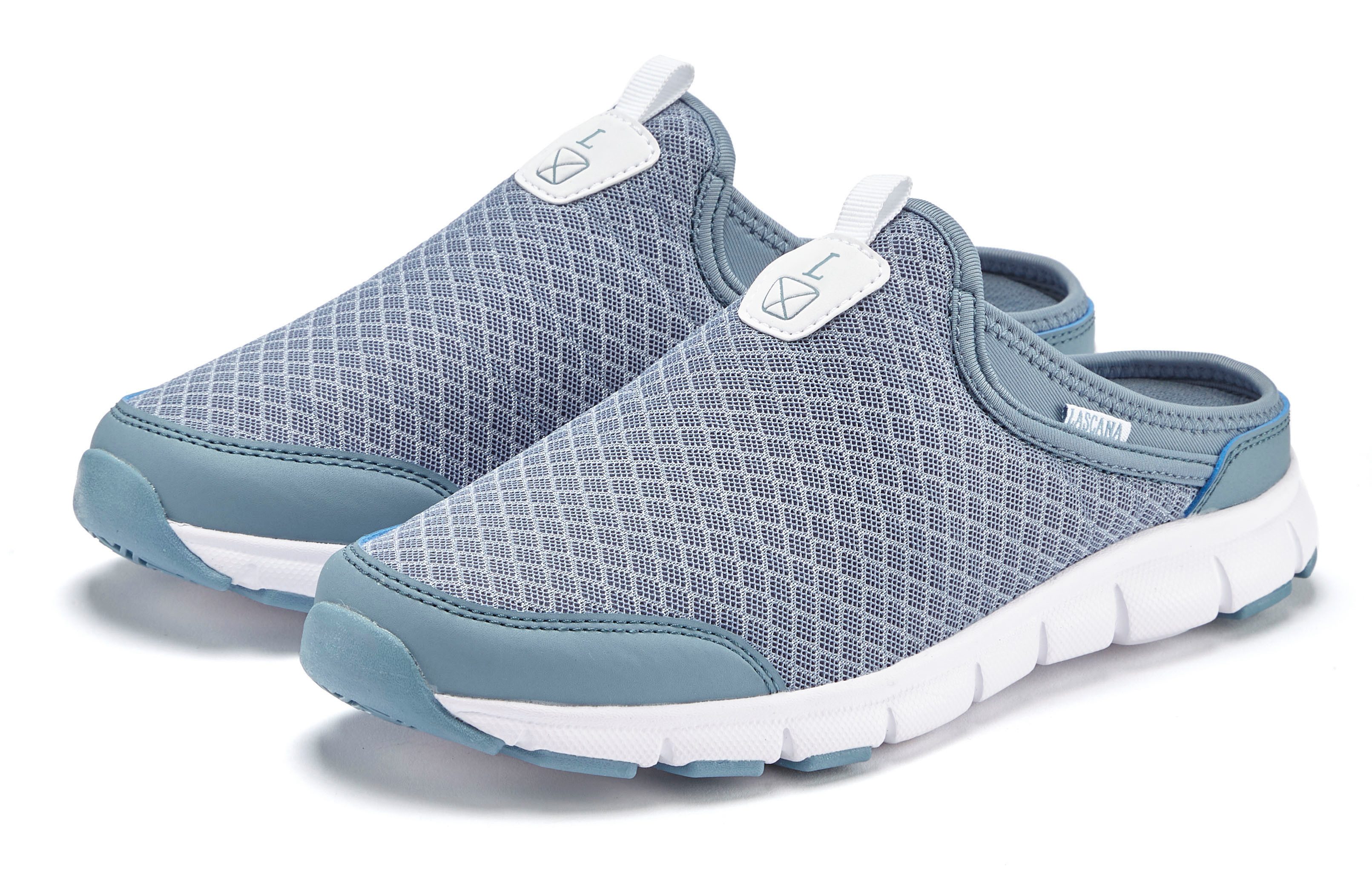 LASCANA Slip-On-Sneaker, Sneaker Halbschuh, Freizeitschuh, Sabot, Clogs aus günstig online kaufen