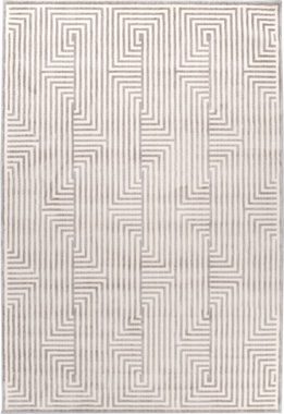 Teppich Fabiana 33, Gino Falcone, rechteckig, Höhe: 9 mm, modernes geometrisches 3D-Design, ideal im Wohnzimmer & Schlafzimmer