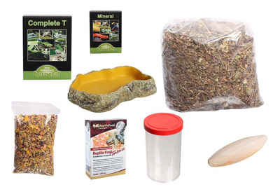 M&S Reptilien Terrarium SCHILDKRÖTEN Ernährungsset inkl. Vitaminpräparate und Zubehör