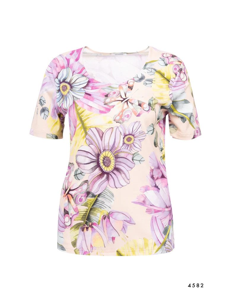 efixelle T-Shirt T-Shirt Efixelle multi floral