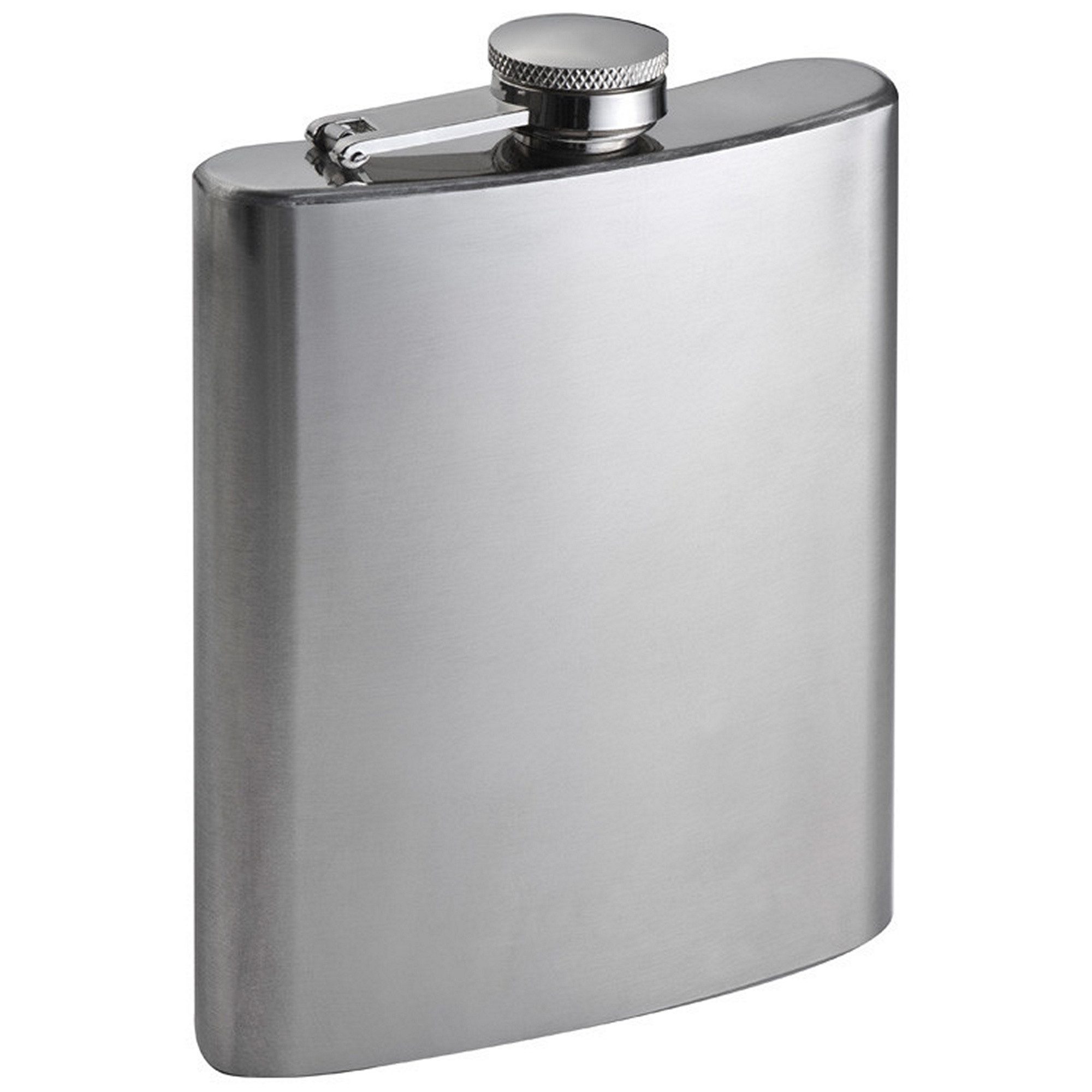 Macma Flachmann Flachmann / aus Metall / 237ml Fassunsgsvermögen / mit Sicherheits-Dre