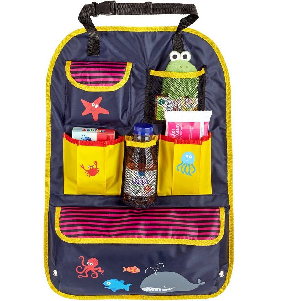 CARTO Kofferraummatte Farbenfrohe Kindersitztasche - Aufbewahrung