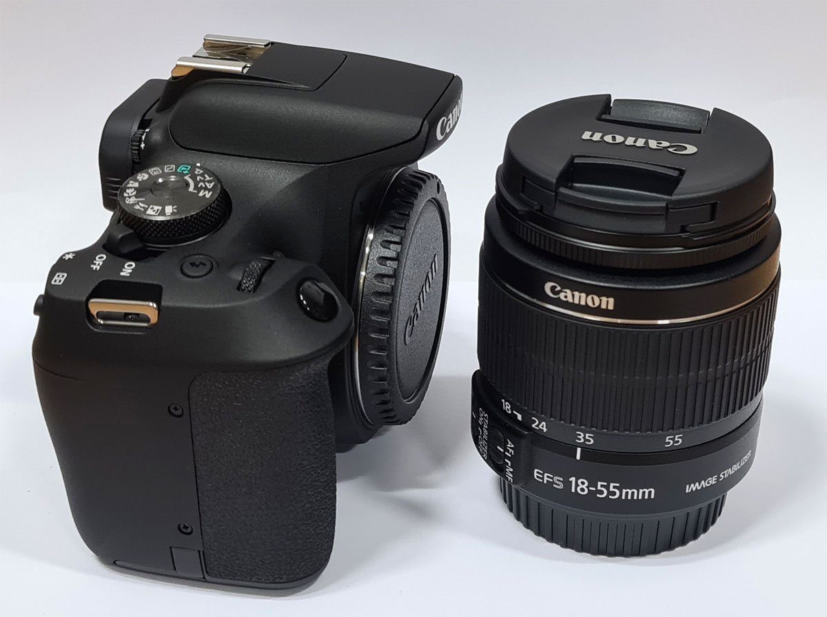 Canon EOS 2000D + EF-S II 18-55 mm Spiegelreflexkamera – Bild 3 von 3
