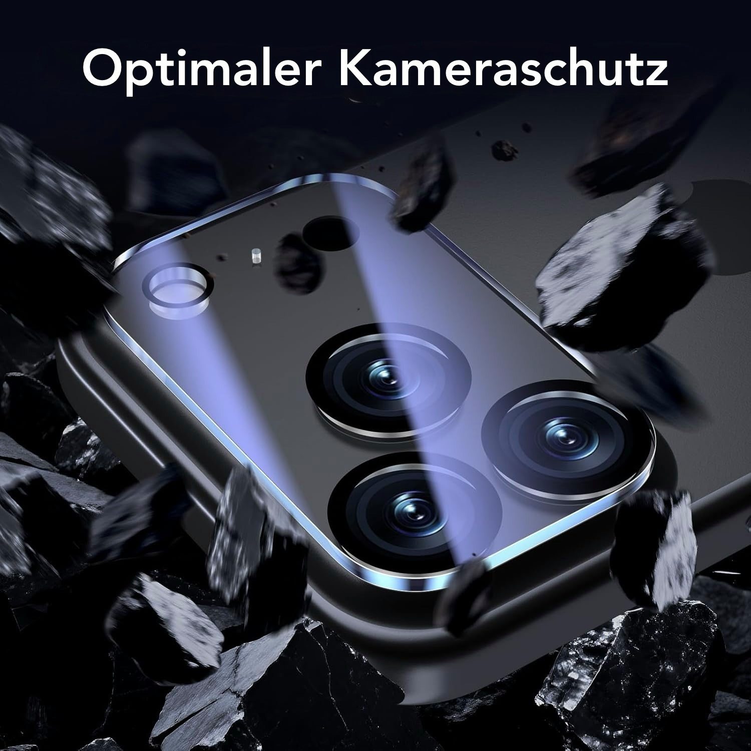 AVANA Kameraschutzglas für iPhone 18 Pro / 18 Pro Max Kamera Panzerglas Schutzfolie für iPhone 18 Pro Max, 2 Stück, Anti-Kratzer, glasklarer Kameraschutz – Bild 2 von 5