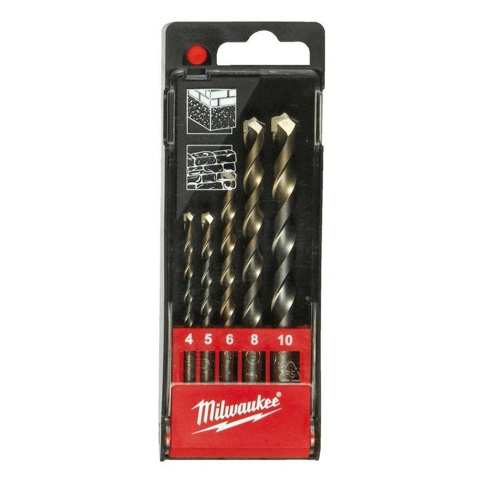 Milwaukee Bohrersatz MILWAUKEE BETONBOHRER-SET, 5-TEILIG