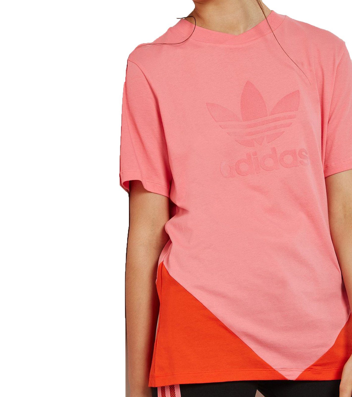 adidas Rundhalsshirt »adidas Originals Damen Baumwoll-Shirt T-Shirt  Colorado Rundhals-Shirt Pink/Rot« online kaufen | OTTO