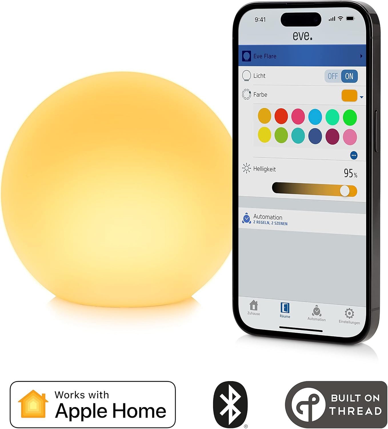 EVE Eve Flare-Portable smarte LED-Leuchte Smarte Lampe