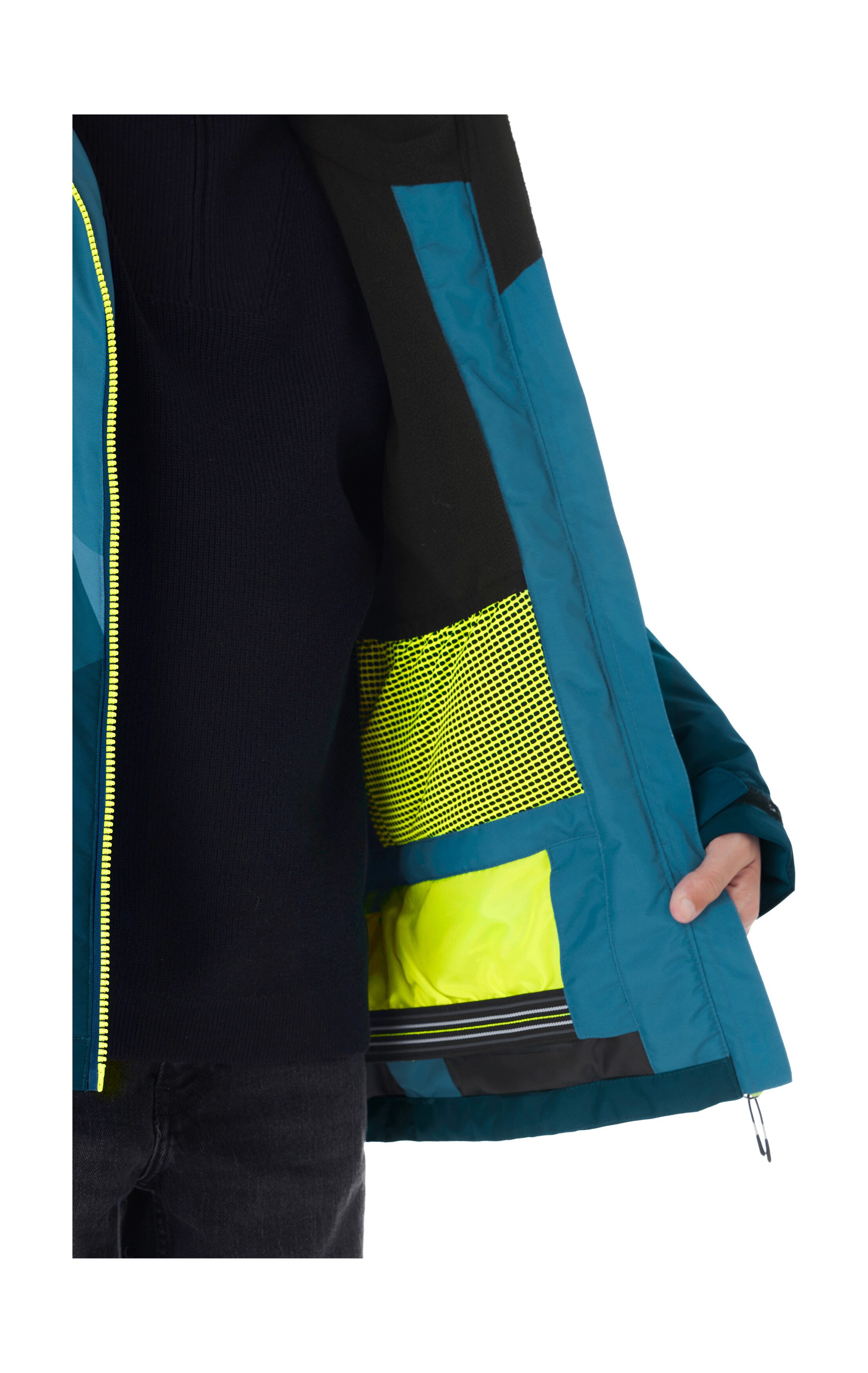 Killtec Skijacke KSW 383 BYS SKI JCKT Wasser- und winddichte Skijacke mit verstellbarer Kapuze