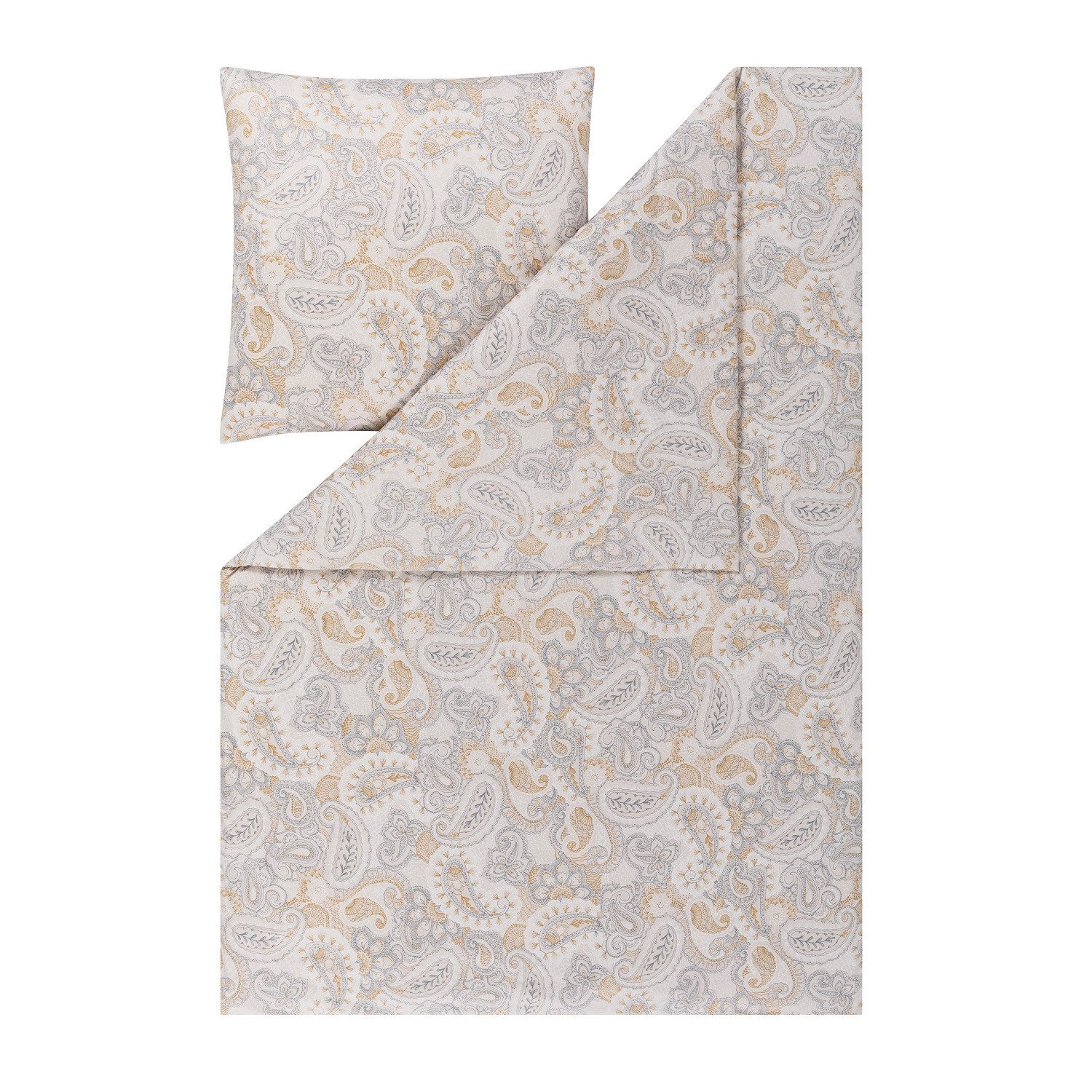 Estella Bettwäsche Estella Interlock Jersey Bettwäsche Ella 6393-202 Paisley 135x200, Interlock Jersey, 2 teilig