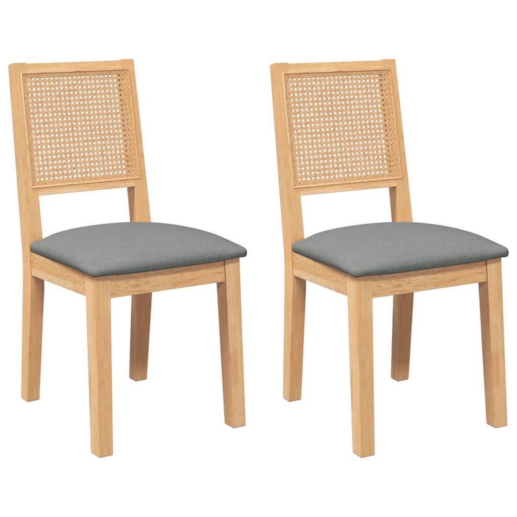vidaXL Esszimmerstuhl Esszimmerstühle mit Kissen 2 günstig online kaufen