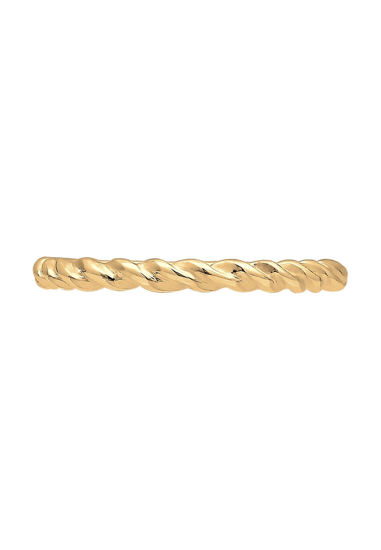Elli Premium Fingerring Bandring gedreht 585 Gelbgold günstig online kaufen