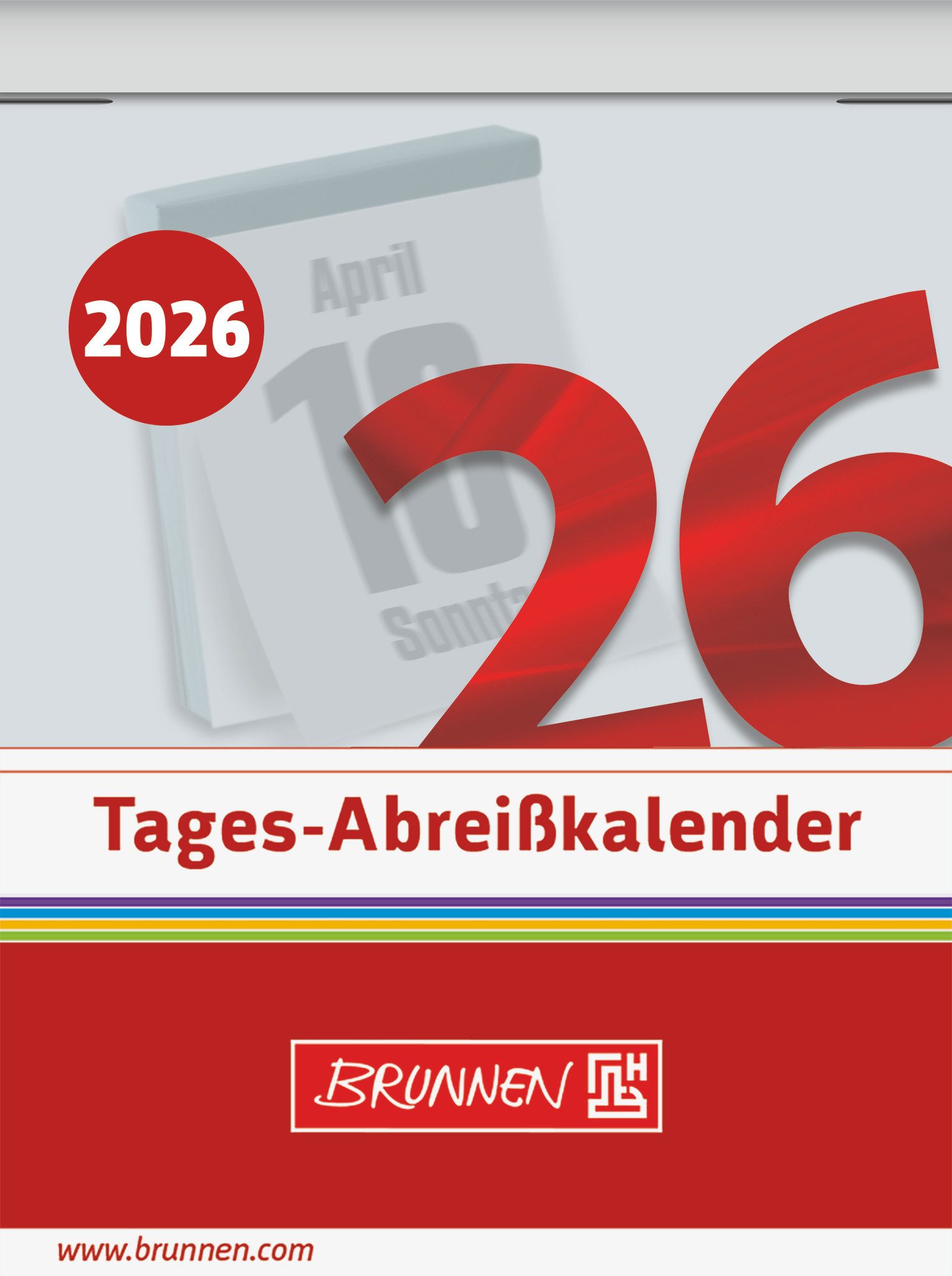 BRUNNEN Abreißkalender BRUNNEN 1070302006 Tagesabreißkalender 53,6x71mm Nr.2