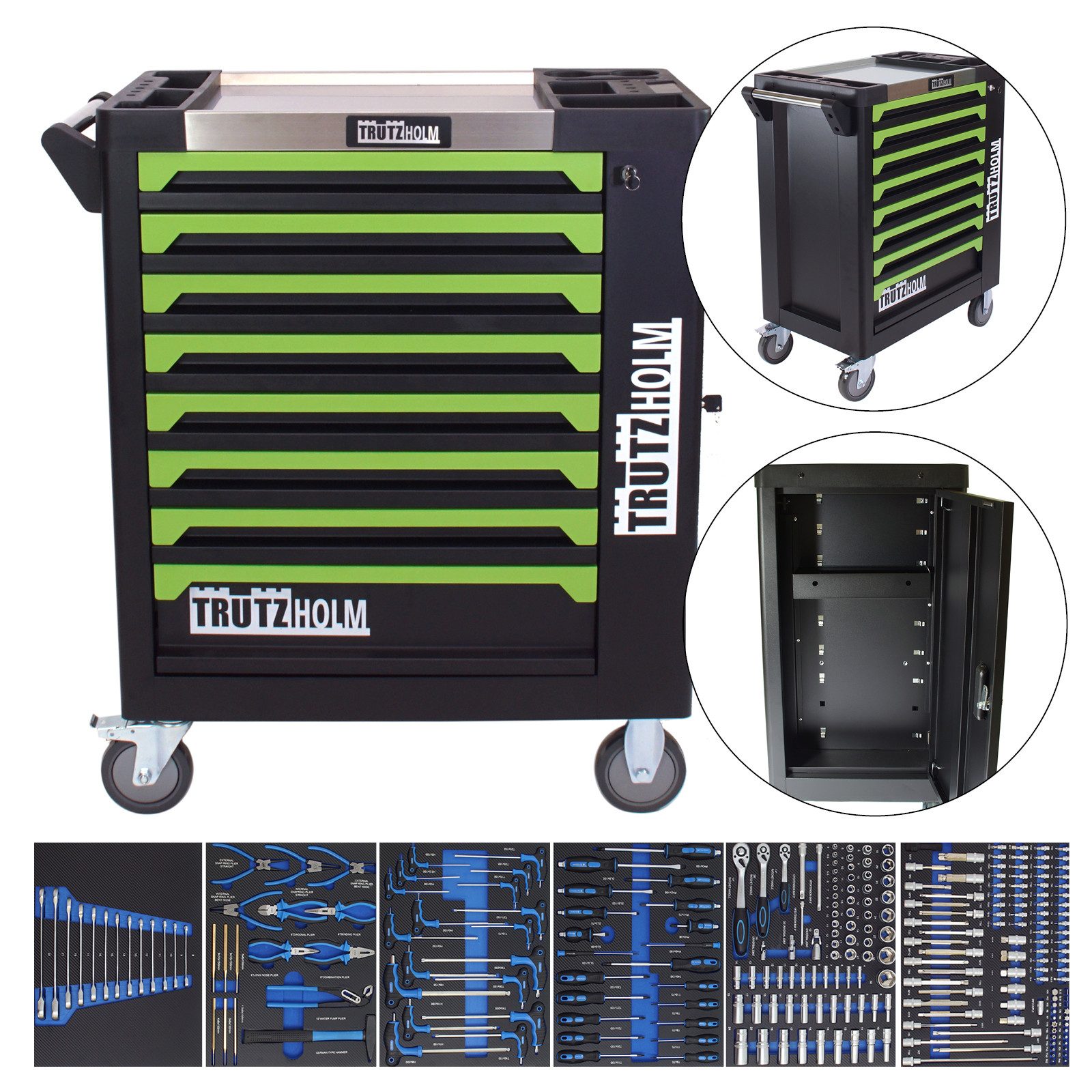 TRUTZHOLM Werkstattwagen 249-tlg. bestückt h97xb85xt46 Werkzeugwagen Werkze günstig online kaufen