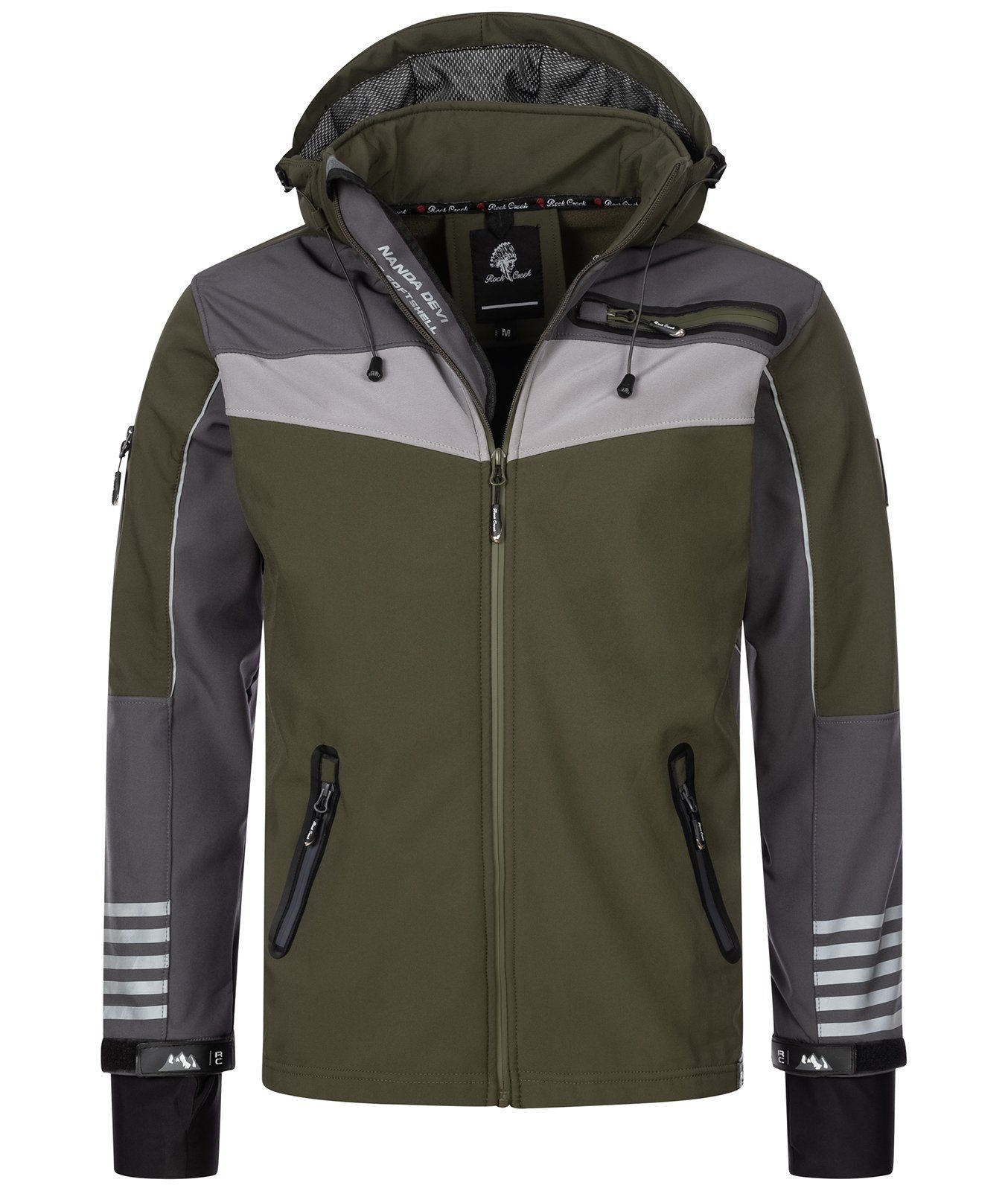 Rock Creek Softshelljacke Herren Softshelljacke Wanderjacke günstig online kaufen
