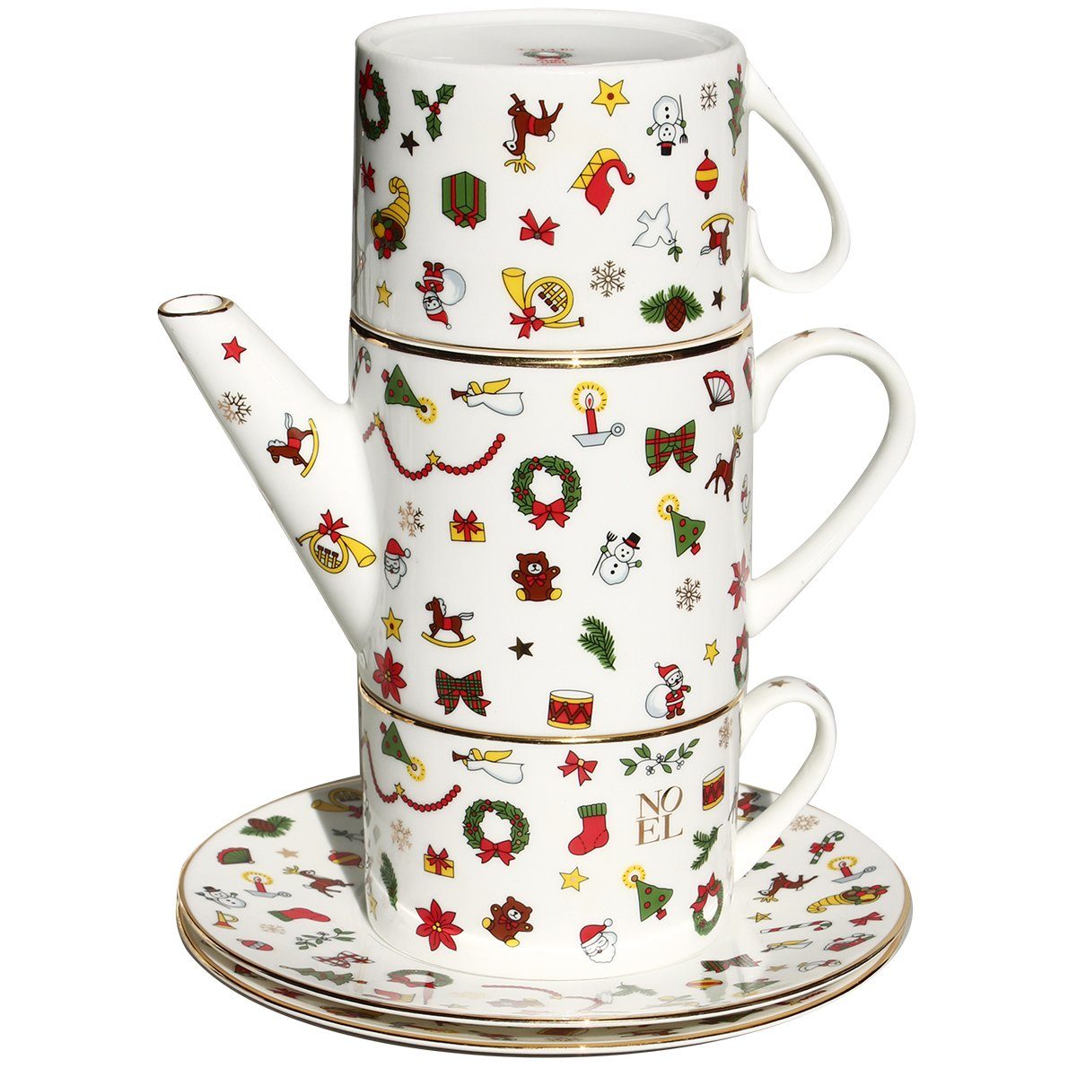 TAITÙ Kaffeekanne Noël Oro