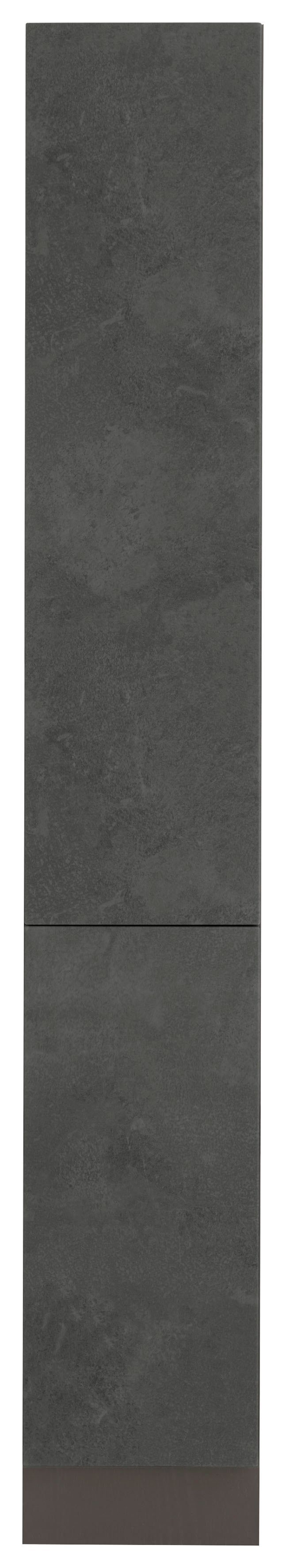 Anbauregal MÖBEL hoch, HELD cm betonfarben MDF | Tulsa, mit 200 dunkel Front cm Fächern, 5 30 breit, grafit