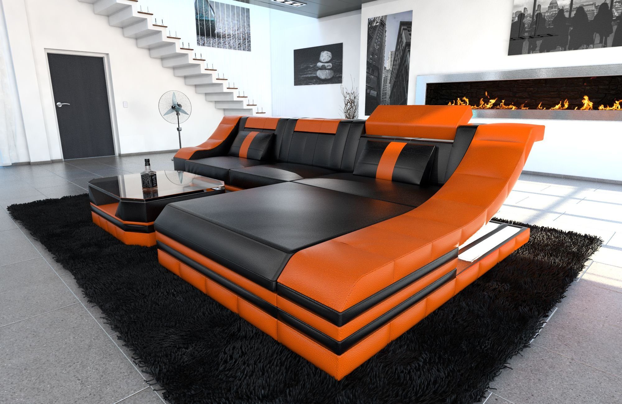 Sofa Dreams Ecksofa Ledercouch Sofa Leder günstig online kaufen