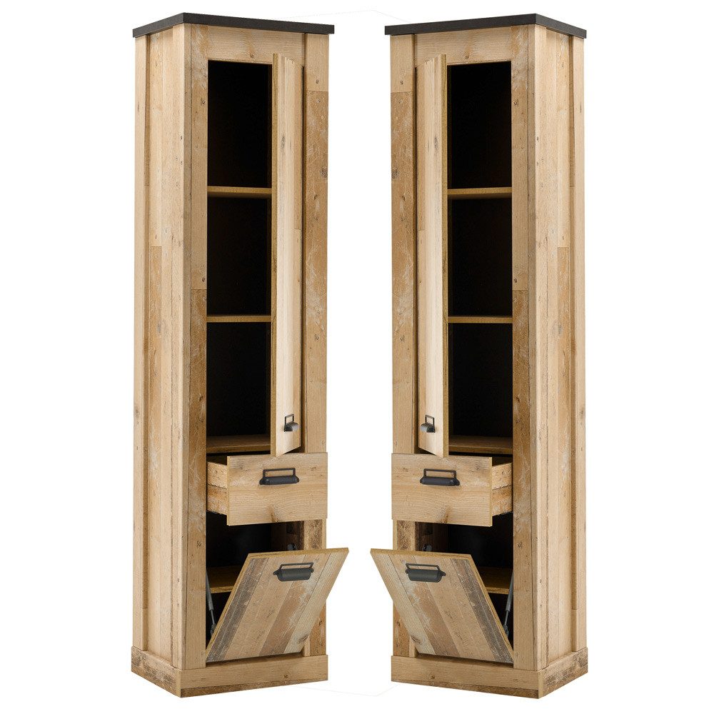 Lomadox Mehrzweckschrank SHELTON-61 in Old Style günstig online kaufen