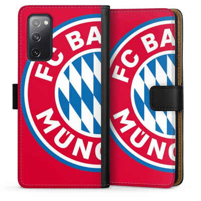 DeinDesign Handyhülle »Großes FCB Logo Rot«, Hülle, Handy Flip Case, Wallet Cover, Handytasche Leder FC Bayern München Offizielles Lizenzprodukt FCB