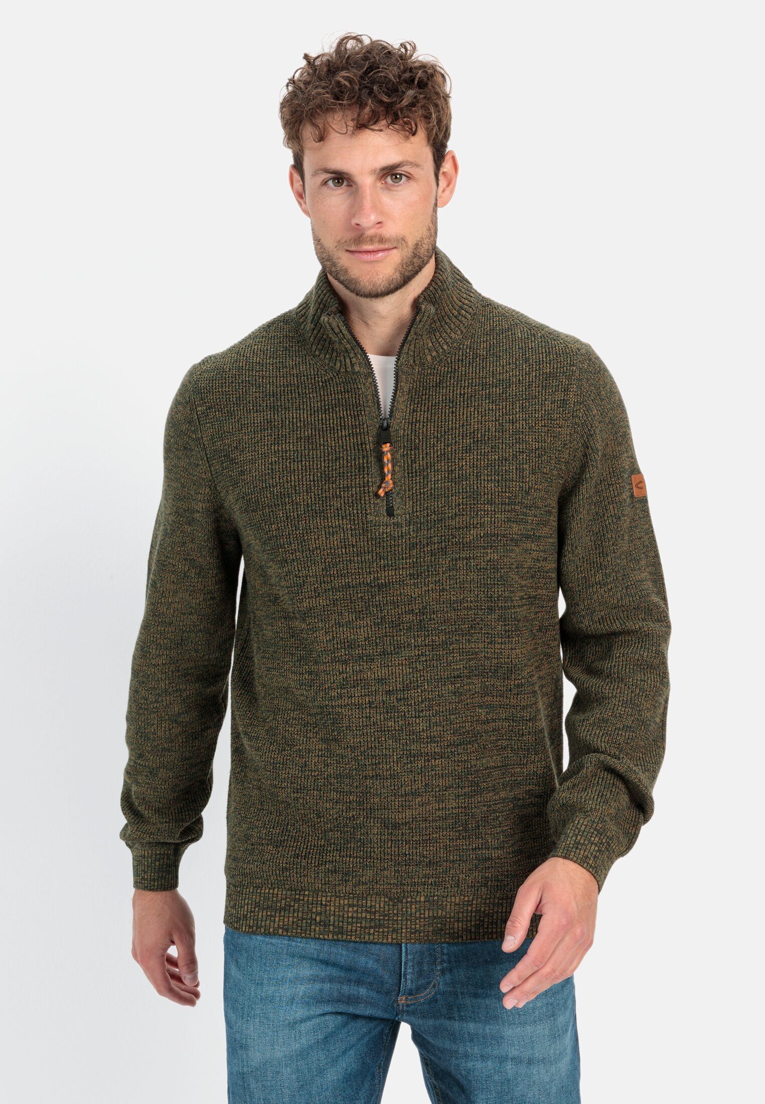 Strickpullover aus Baumwollmix