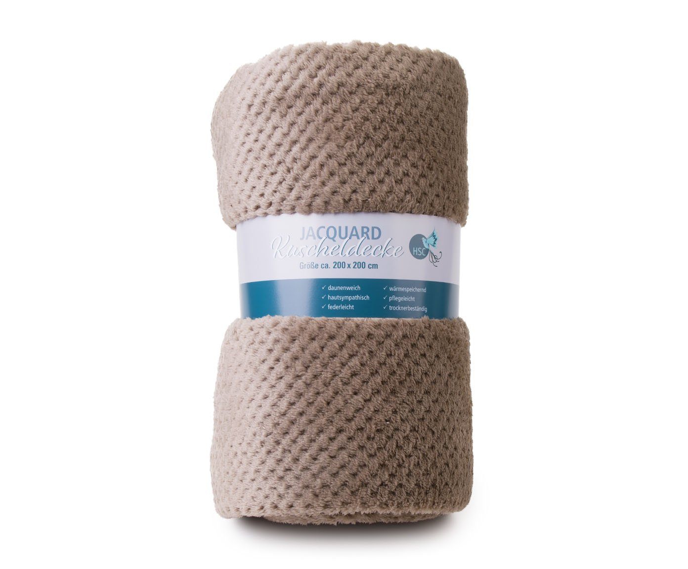 Wohndecke Mikrofaser Jacquarddecke, HSC Home-Style-Creation GmbH, günstig online kaufen