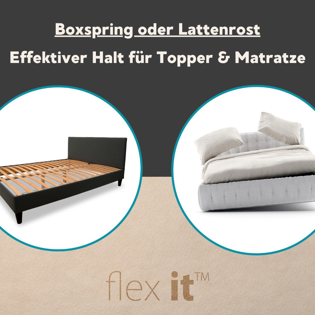 Matratzenschoner Anti Rutsch für Topper, flex it® Antirutschmatte für Boxsp günstig online kaufen