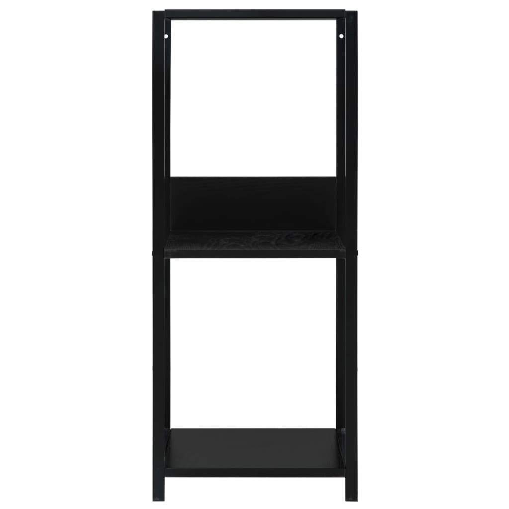 vidaXL Bücherregal Kleines Bücherregal Schwarz 33,5x39,6x79,7 günstig online kaufen