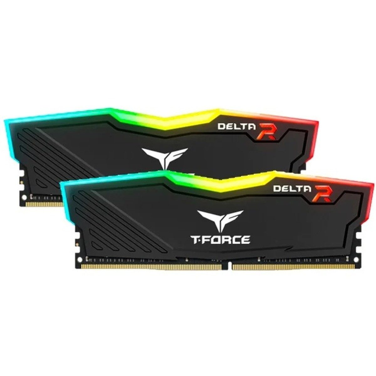 Teamgroup T-Force Delta RGB 32GB RAM DDR4-3600 Single CL18 PC-Arbeitsspeicher (RGB-beleuchteter Hochleistungs-RAM für stilvolle Gaming-Systeme)