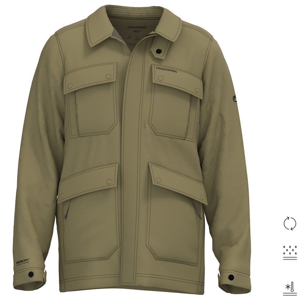 Craghoppers Hardshelljacke Craghoppers - Sandarac Jacket - Herren Regenjacke Casual, olive