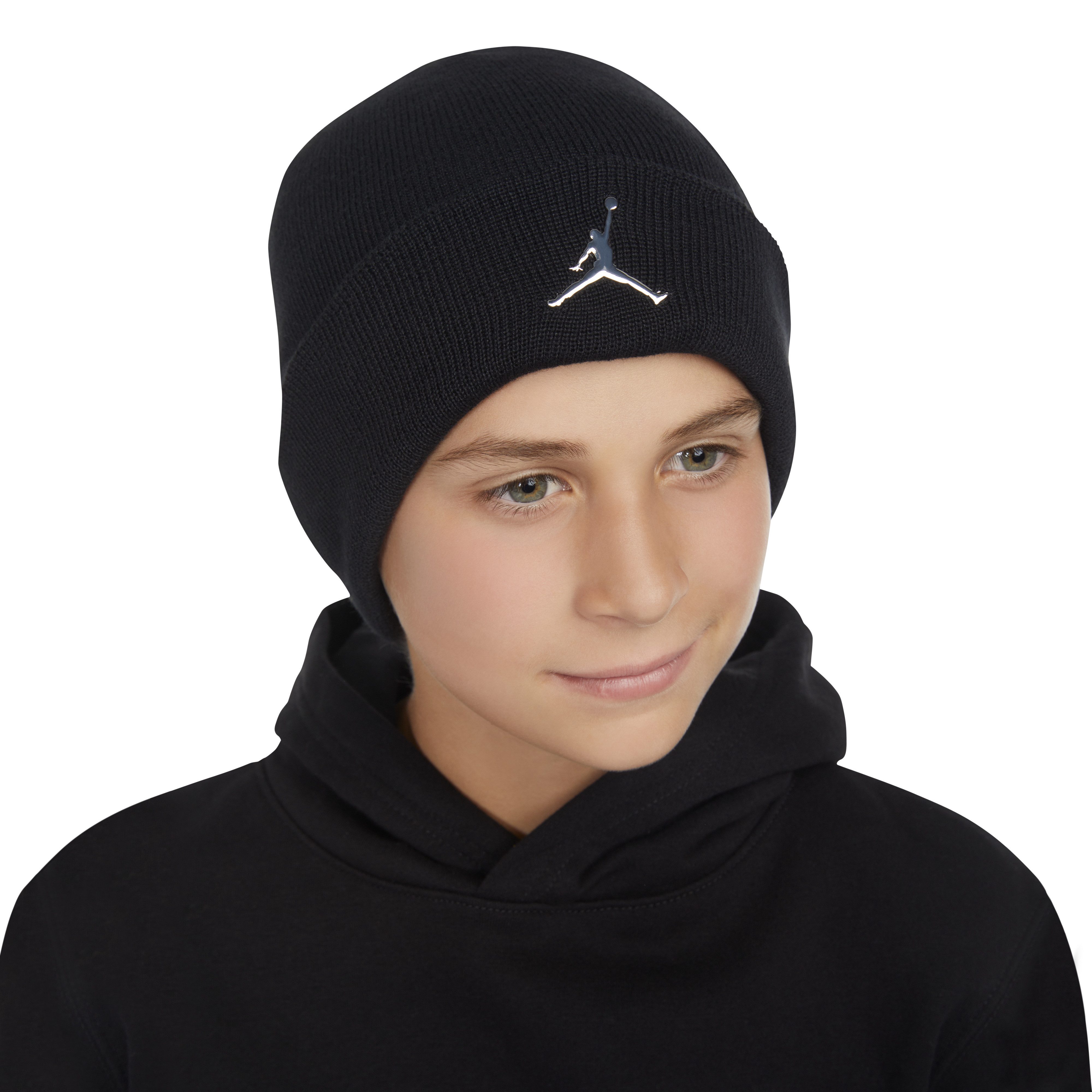 Jordan Beanie JAN JORDAN BEANIE CUFFED für Kinder, mit Umschlag, aus Polyester und Baumwolle