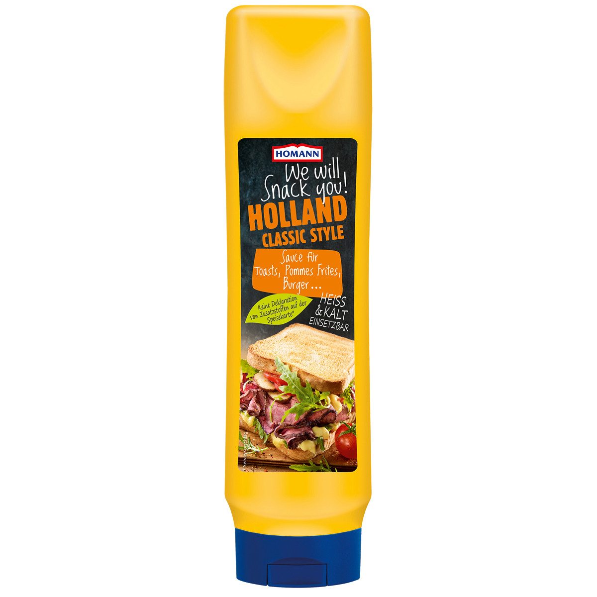 Homann Saucen, Homann Snack Sauce Holland Classic cremig würzig abgeschmeckt 875ml