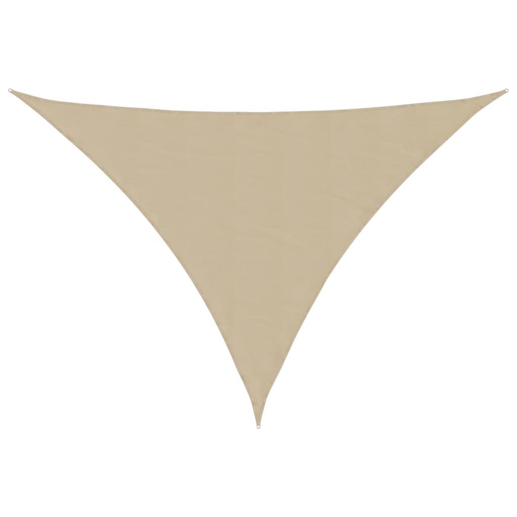 Sonnensegel Sonnensegel Oxford-Gewebe Dreieckig 3x4x5 m Beige