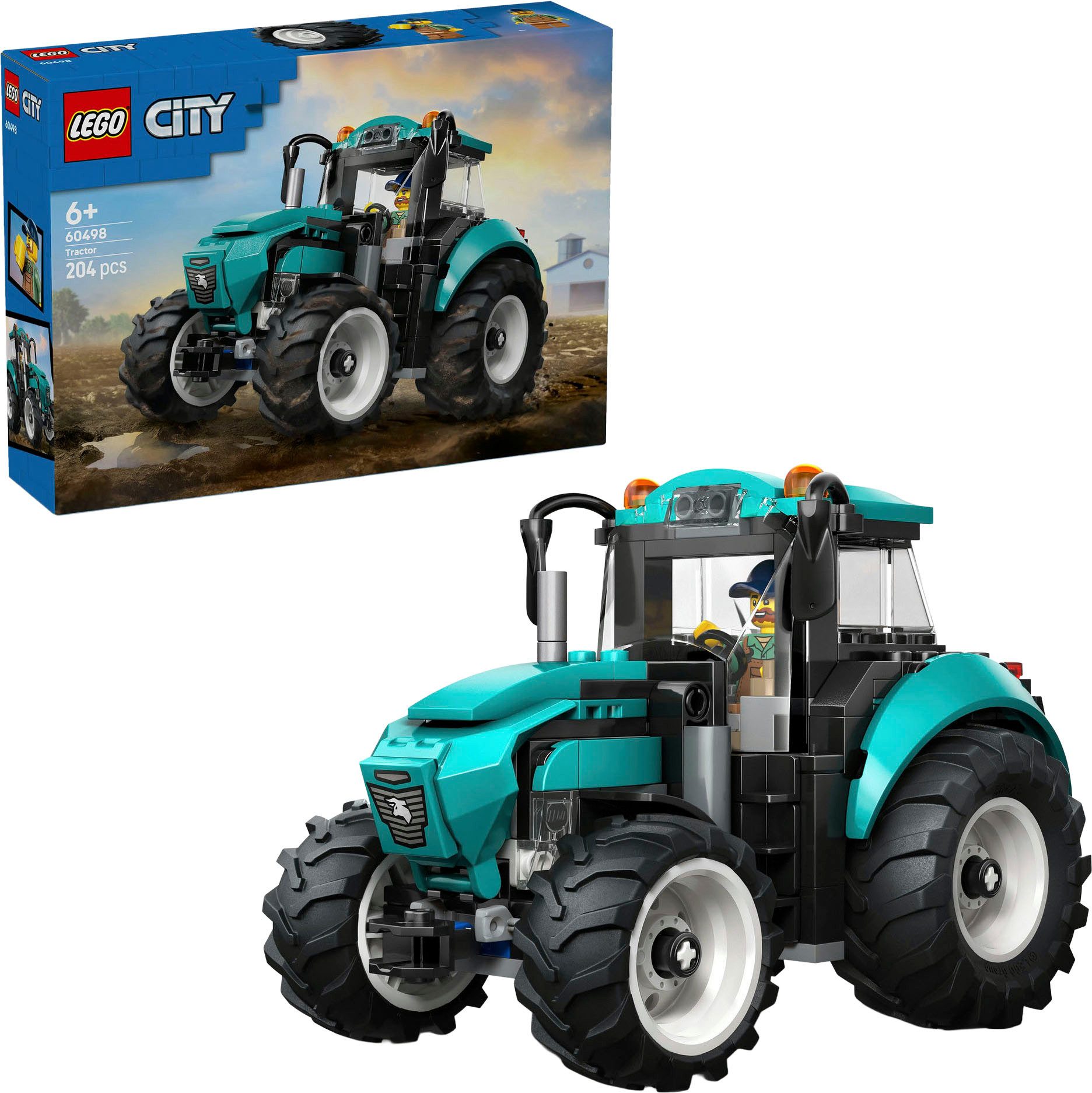 LEGO® Traktor (60498), LEGO City Konstruktionsspielsteine, (204 St), Made i günstig online kaufen