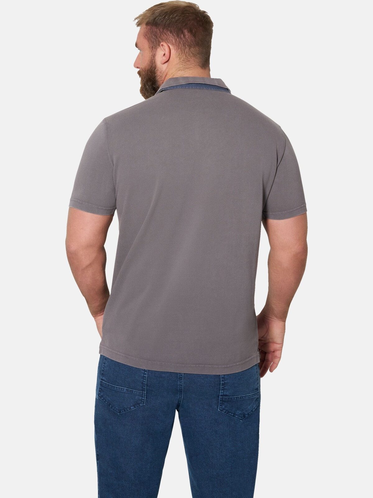 Jan Vanderstorm Poloshirt JONIN +Fit Kollektion, Doppelkragen