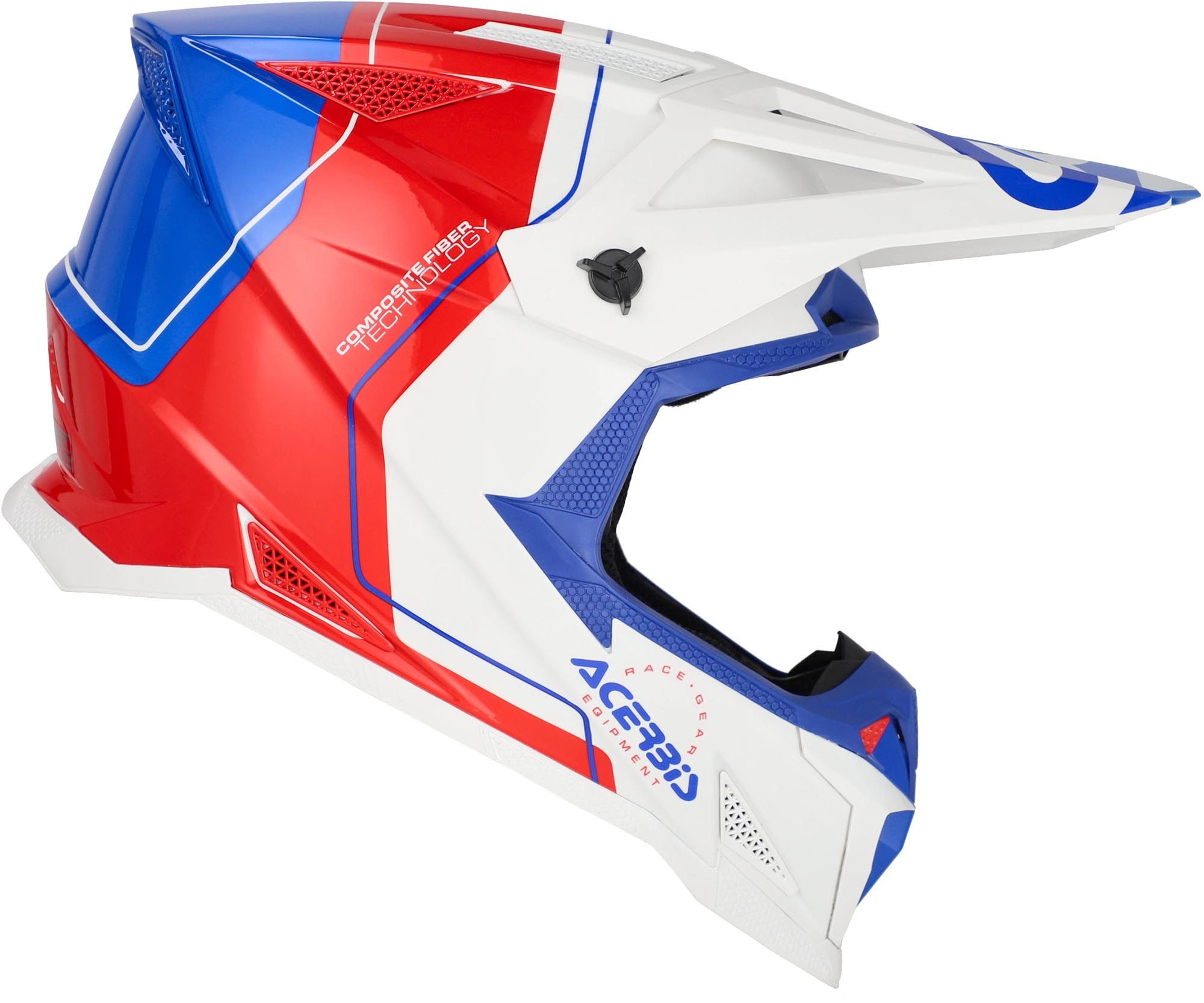 Acerbis Motocrosshelm T711 Graphic Motocross Helm, herausnehmbares Innenfutter