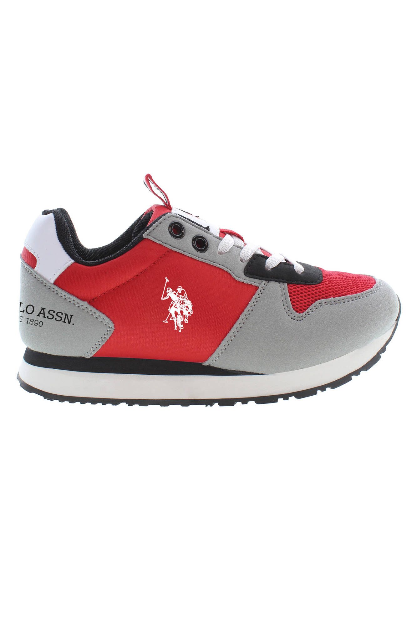 U.S. Polo Sneaker Bester Preis: Roter Kindersportschuh mit