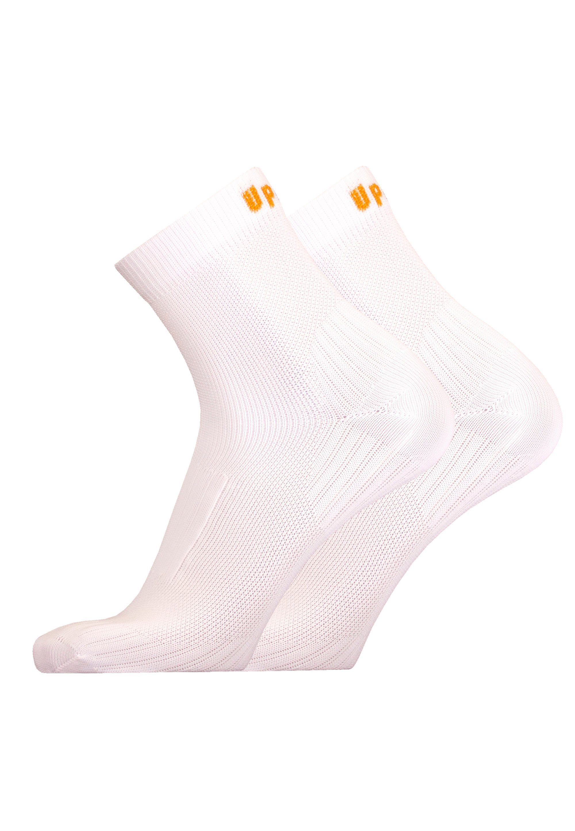 FRONT mit Pack gepolstertem weiß (2-Paar) 2er Socken Rist UphillSport