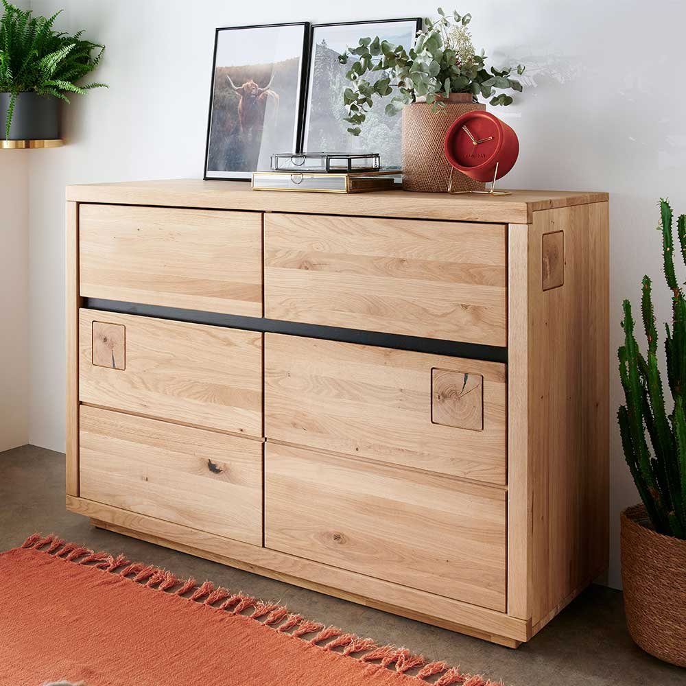 Pharao24 Sideboard Davio, aus Massivholz