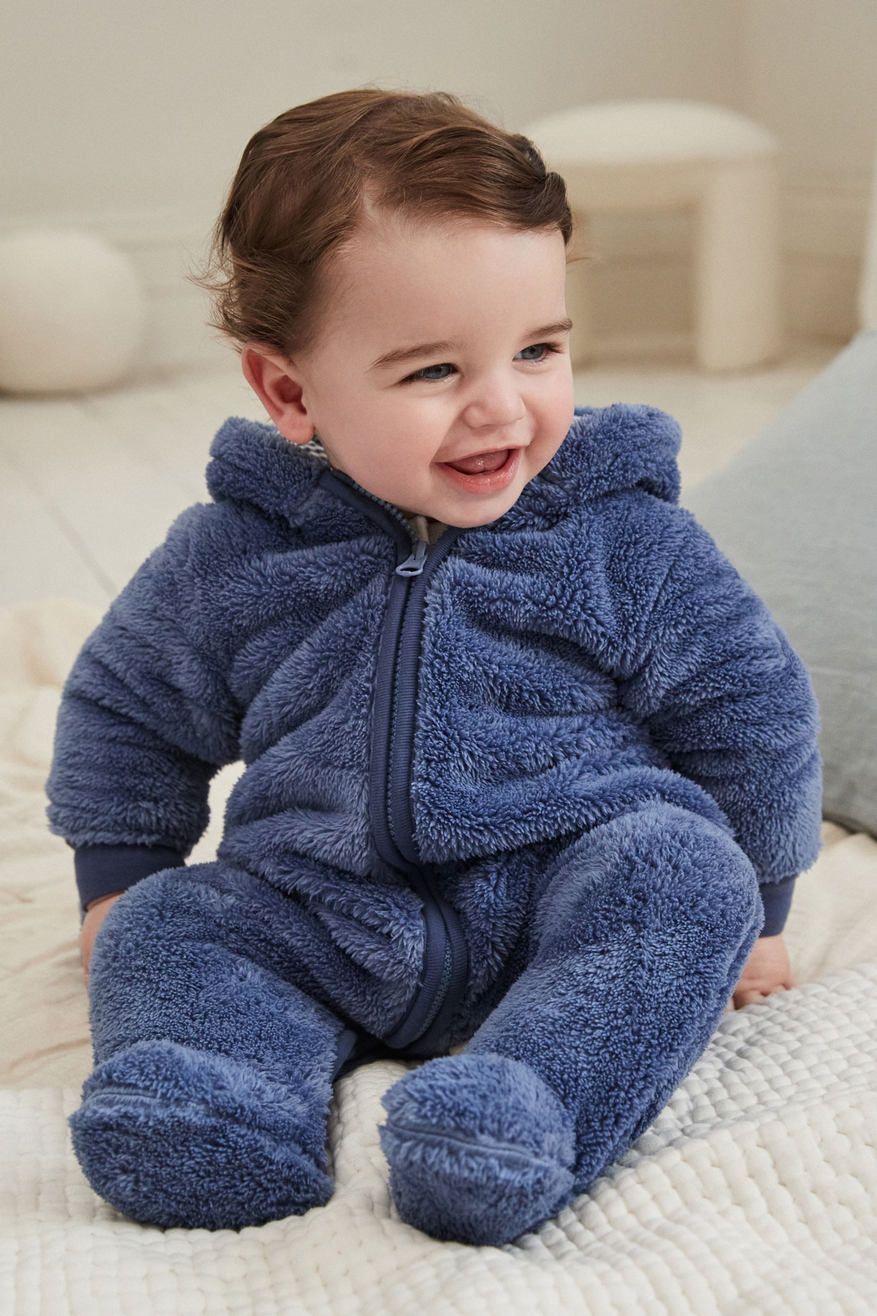 Next Fleeceoverall Weicher Baby Fleece-Einteiler (1-tlg)