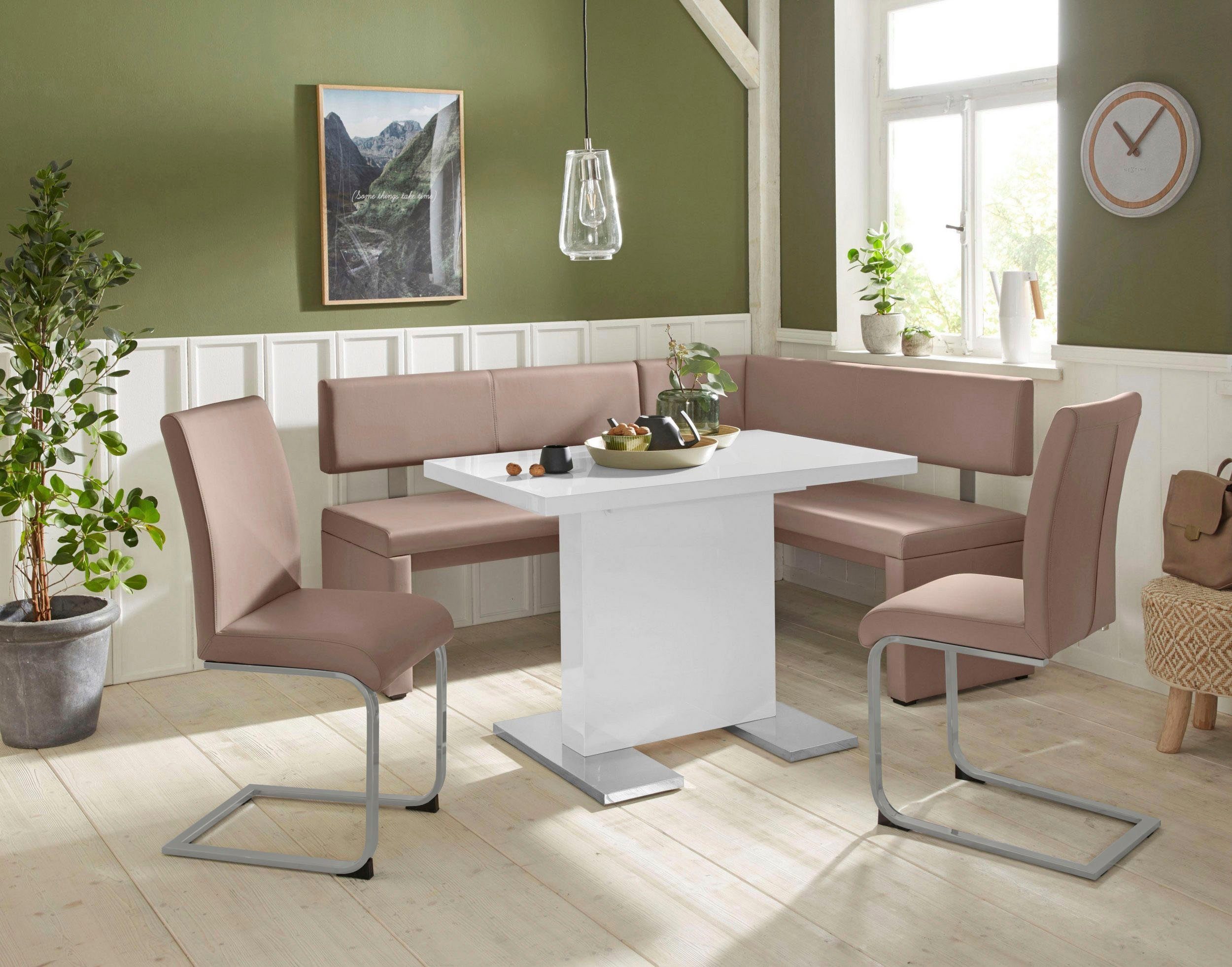 OTTO home Eckbank Charissa, in 3 Größen, verschiedene Qualitäten