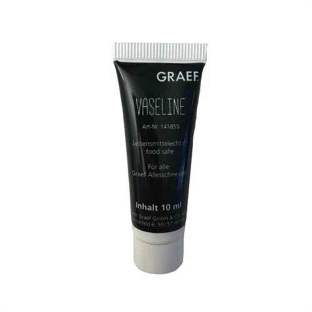 Graef Allesschneider Tube Vaseline 10 ml, mit Drehverschluss für Graef Allesschneider, transparent