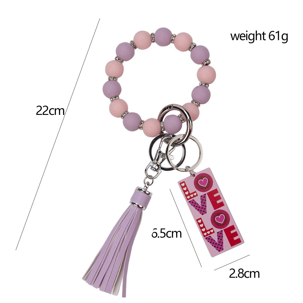 RWEUOQ Schlüsselanhänger Silikon-Schlüsselanhänger, Armband, Schlüsselanhän günstig online kaufen