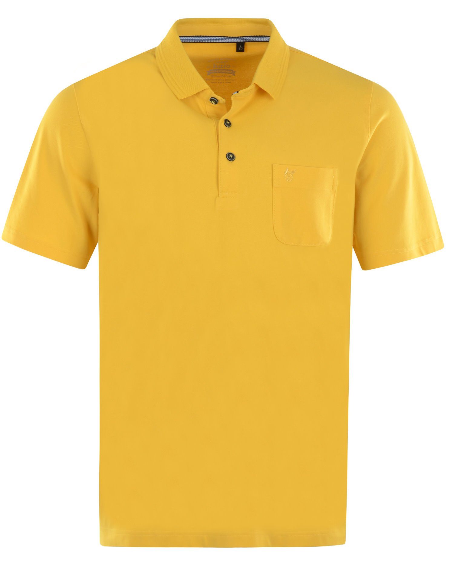 Hajo Poloshirt Herren Poloshirt (1-tlg) Stay Fresh 429 ananas | Rundhalsshirts