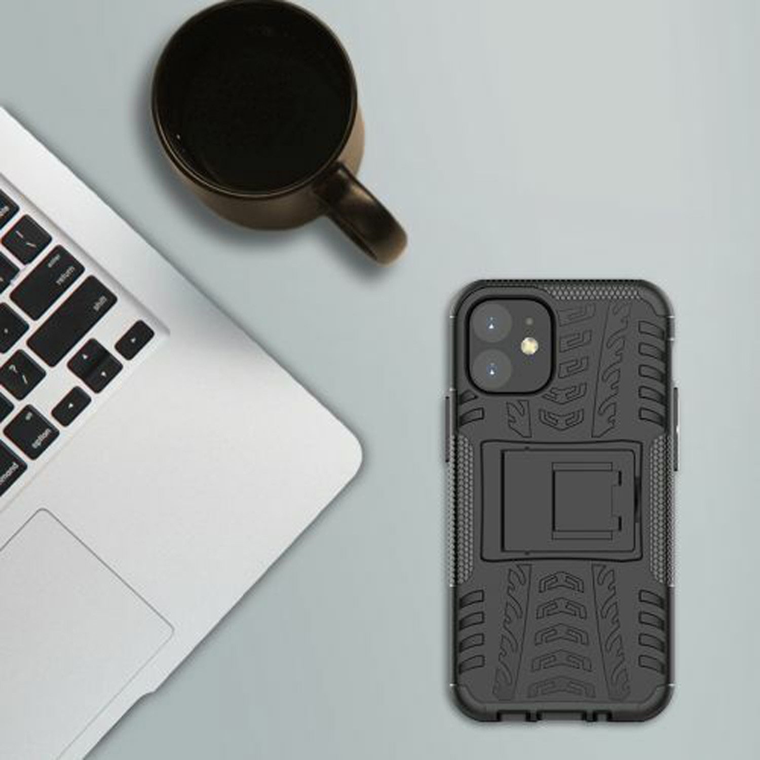 betterfon Handyhülle für Apple iPhone Robuste Outdoor Schutzhülle Panzer Case, Stoßfeste Dual-Layer Hülle mit Kickstand kratzfest und formstabil